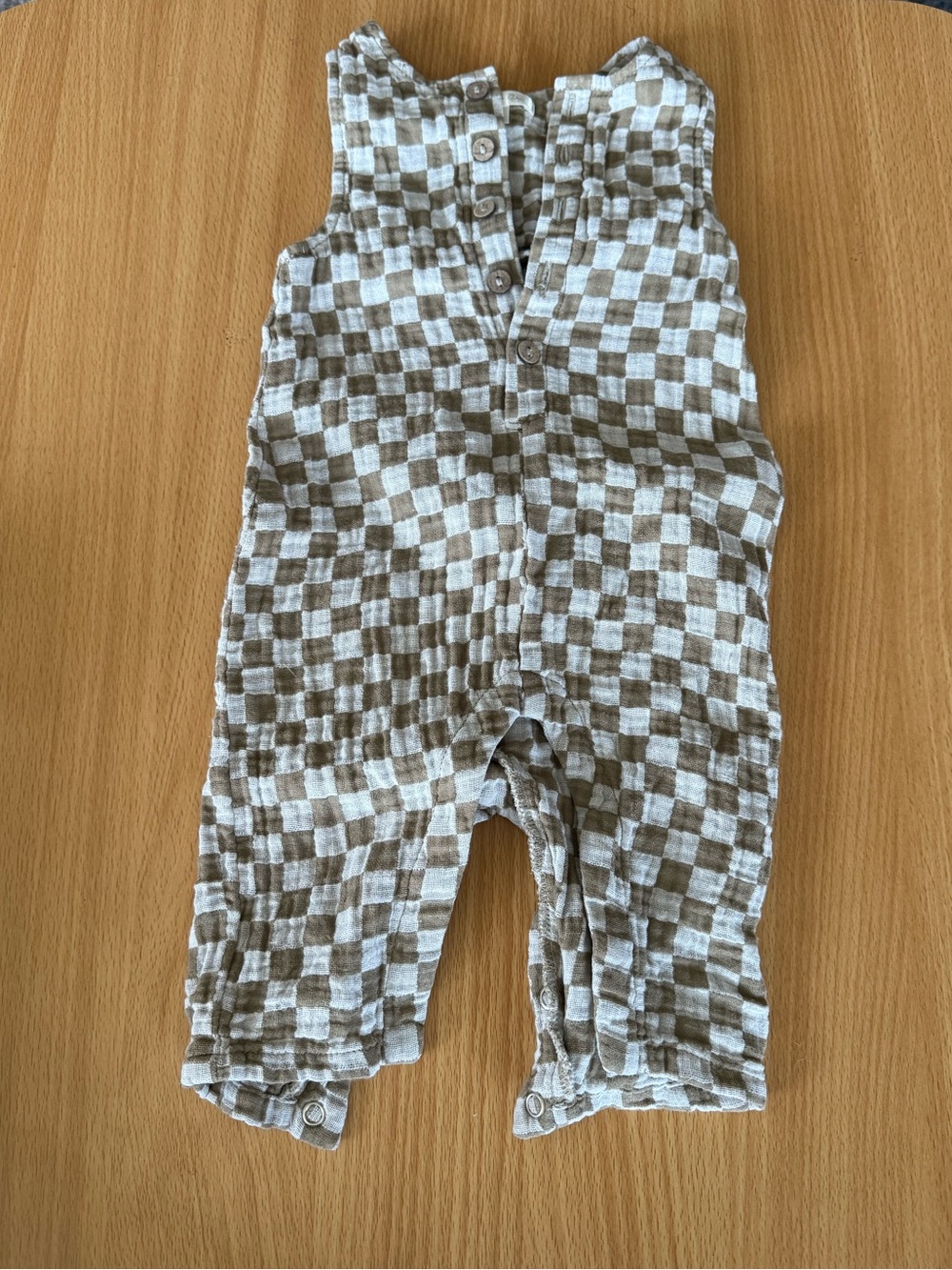 Rylee and cru checkered jumpsuit